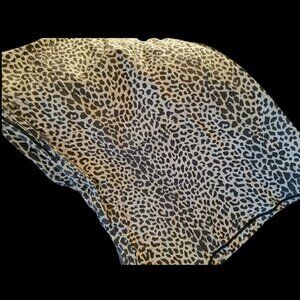 FULL Size Leopard Animal Print Futon Mattress Cover - Soft Cotton